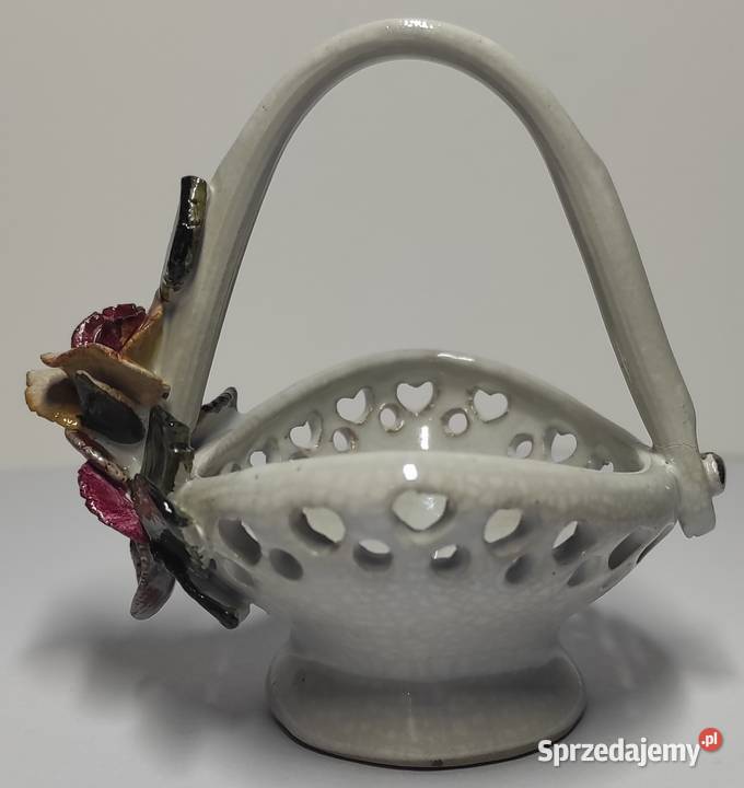 Porcelanowy koszyk koszyczek kosz z porcelany mazowieckie Warszawa