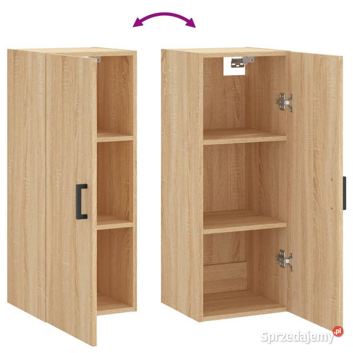 Szafka wisząca dąb sonoma 345x34x90 WM828855