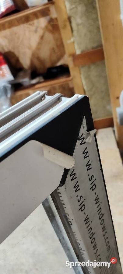 Okno FIX 220x40 Antracyt NOWE