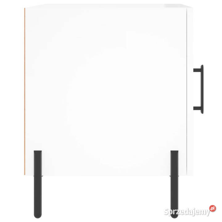 Szafka nocna biała z połyskiem 40x40x50 WM827584 Warszawa