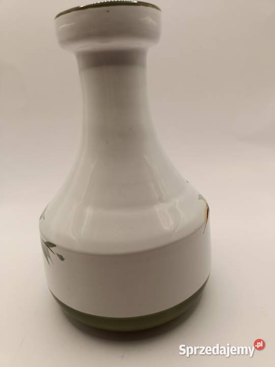 Naczynie ceramiczne butelka ręcznie malowany lubelskie Zamość