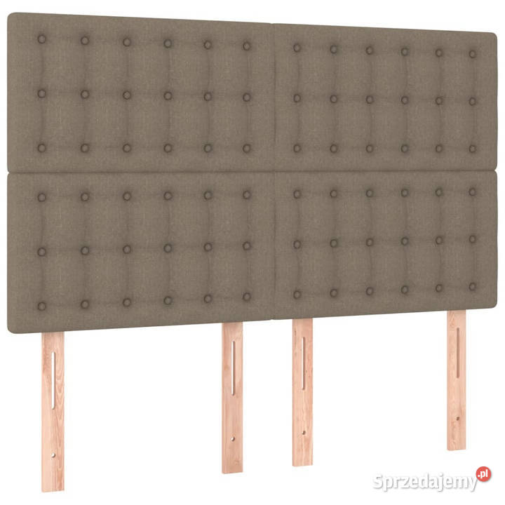 Zagłówki do łóżka 4 taupe 72x5x7888 tkanina mazowieckie Warszawa
