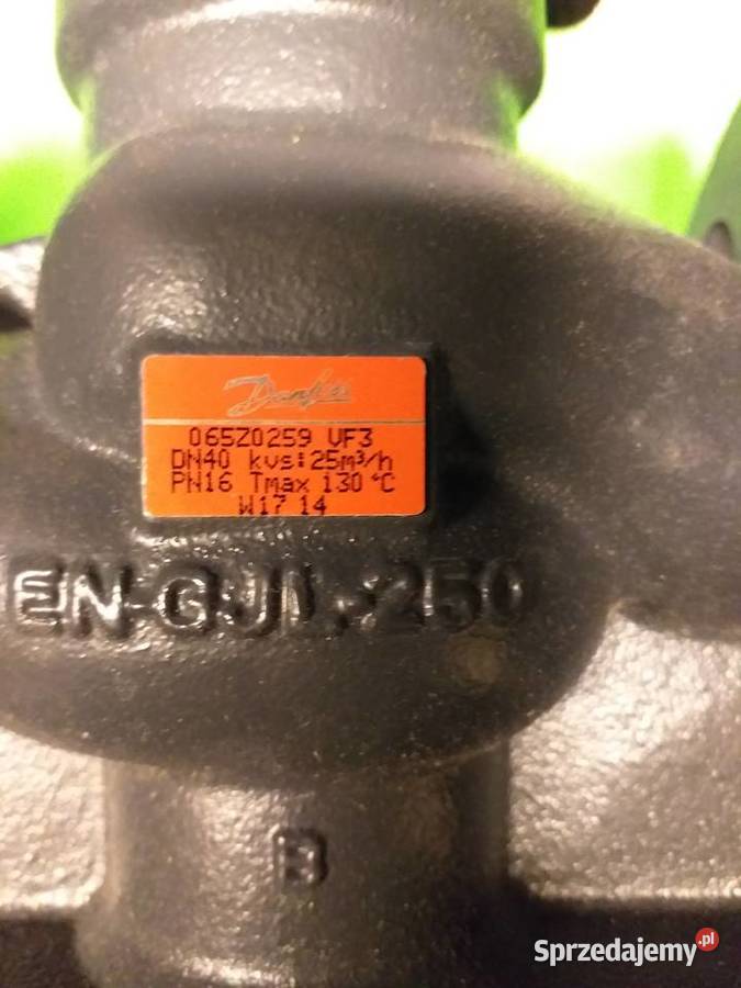 Zawór trojdrożny Danfoss VL 3 DN 40 KVS 25m3H Płachty