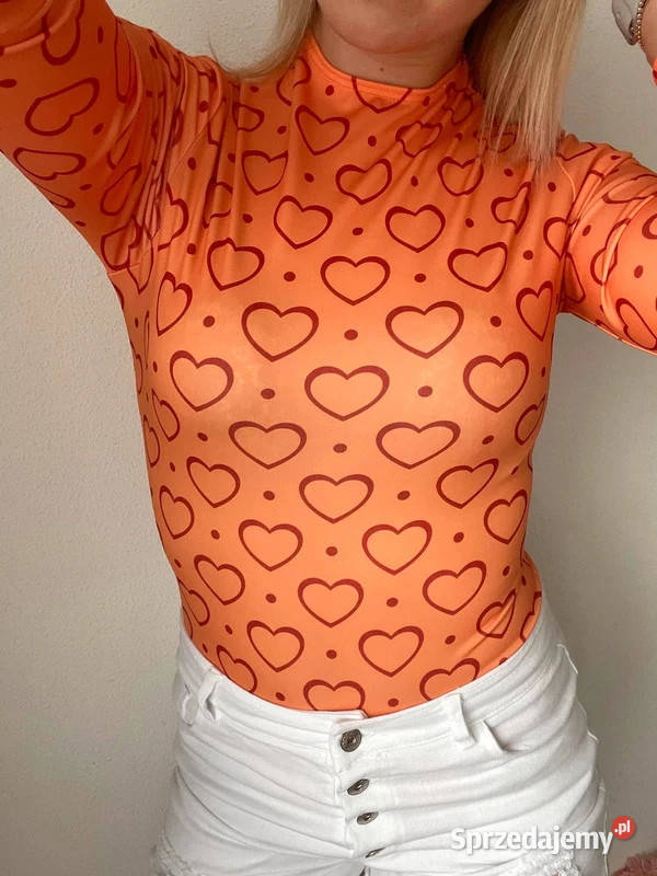 Nowe body pomarańczowe serca na XSM sexy mazowieckie Bielsk