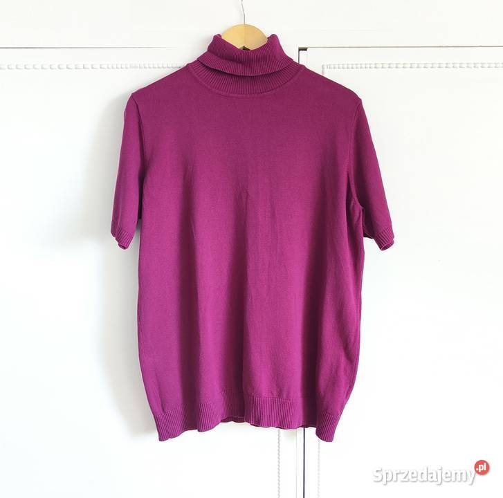 Fioletowy sweter golf bawełna 48 50 4XL BPC Swetry i golfy Szczecin