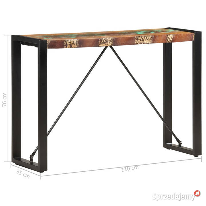 Stolik konsola 110 x 35 x 76 lite drewno z mazowieckie