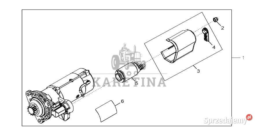 John Deere 9470RX Zestaw rozrusznika RE540886 Jastrzębniki
