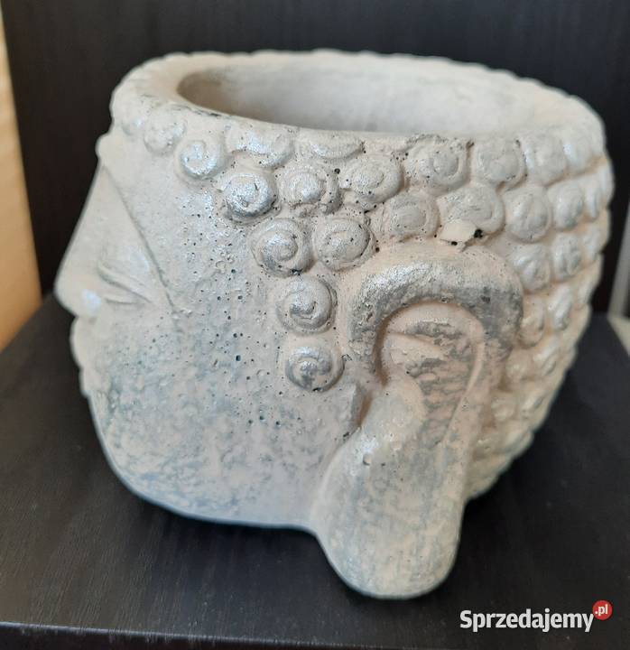 Budda doniczka pojemnik na drobiazgi głowa ZEN Tychy