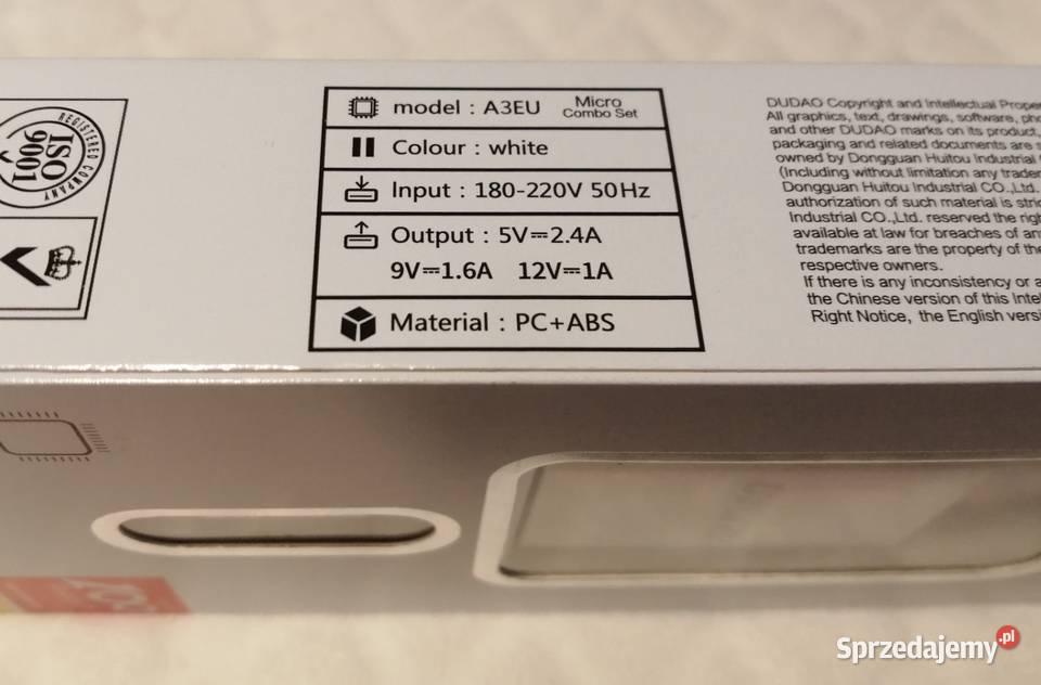 Ładowarka QC uniwersalna USB micro USB typ B 5V Czeladź