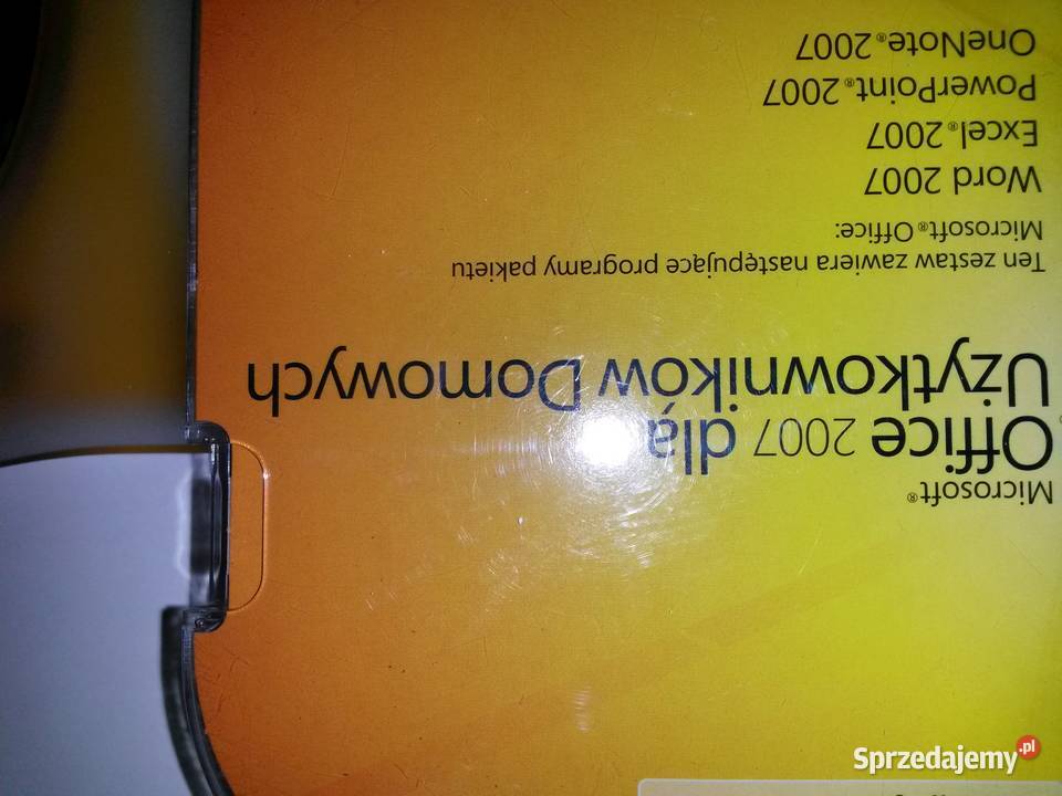 Microsoft Office 2007 Użytkowników domowych BOX wielkopolskie Poznań sprzedam