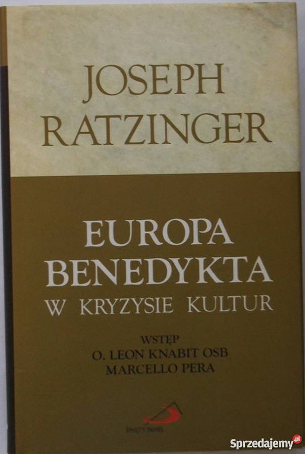 EUROPA BENEDYKTA W KRYZYSIE KULTUR Kultura i Rozrywka małopolskie