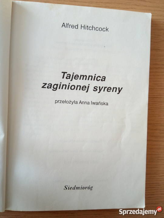 Tajemnica zaginionej syreny Alfred Hitchcock Dąbrowa Górnicza