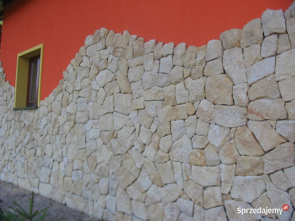 Kamień elewacyjny dekoracyjny naturalny na dom łódzkie Radomsko