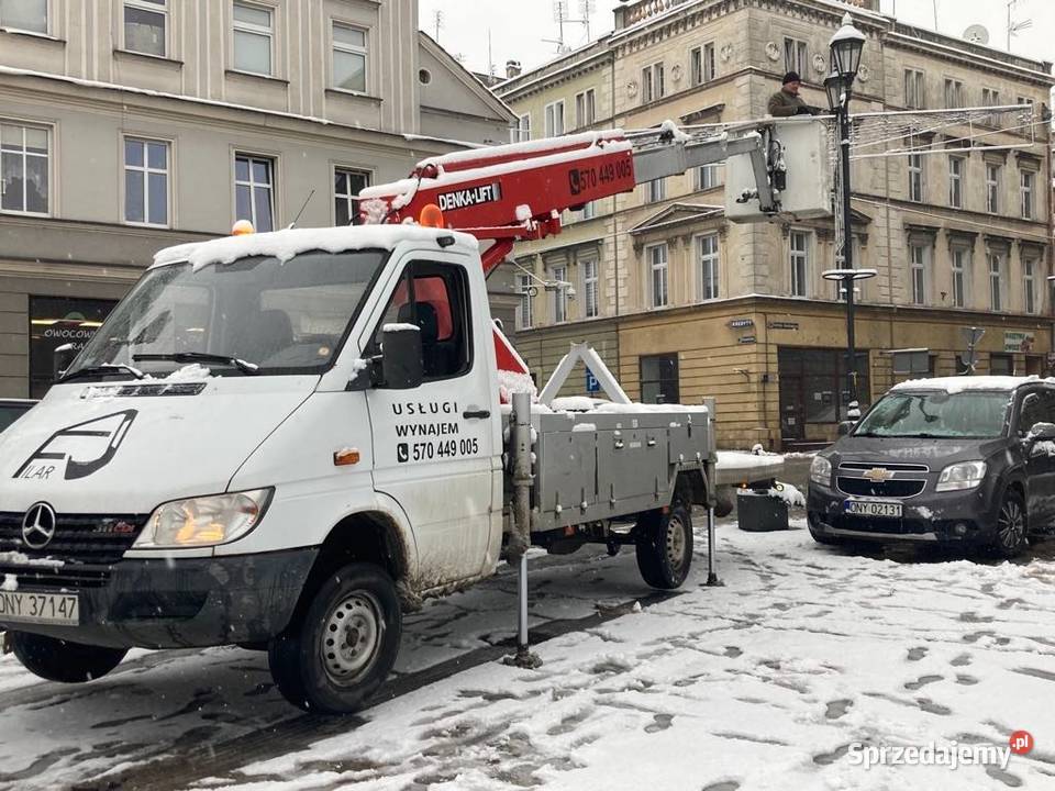 Wynajem podnośnika koszowego 21 m PHU FILAR Paczków