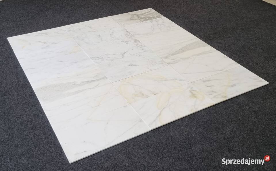 Płytki marmurowe Bianco Calacatta Gold matowe Bielawa sprzedam