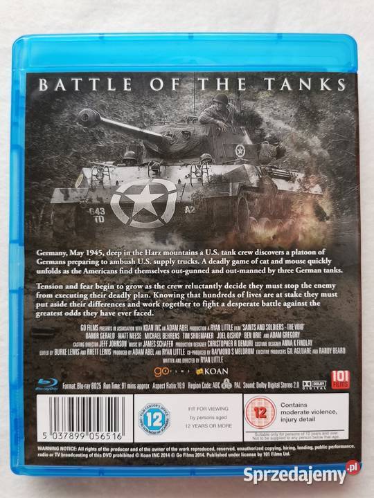 Saints and Soldiers The Void Święci i Żołnierze Blu-ray łódzkie Wytrzyszczki sprzedam