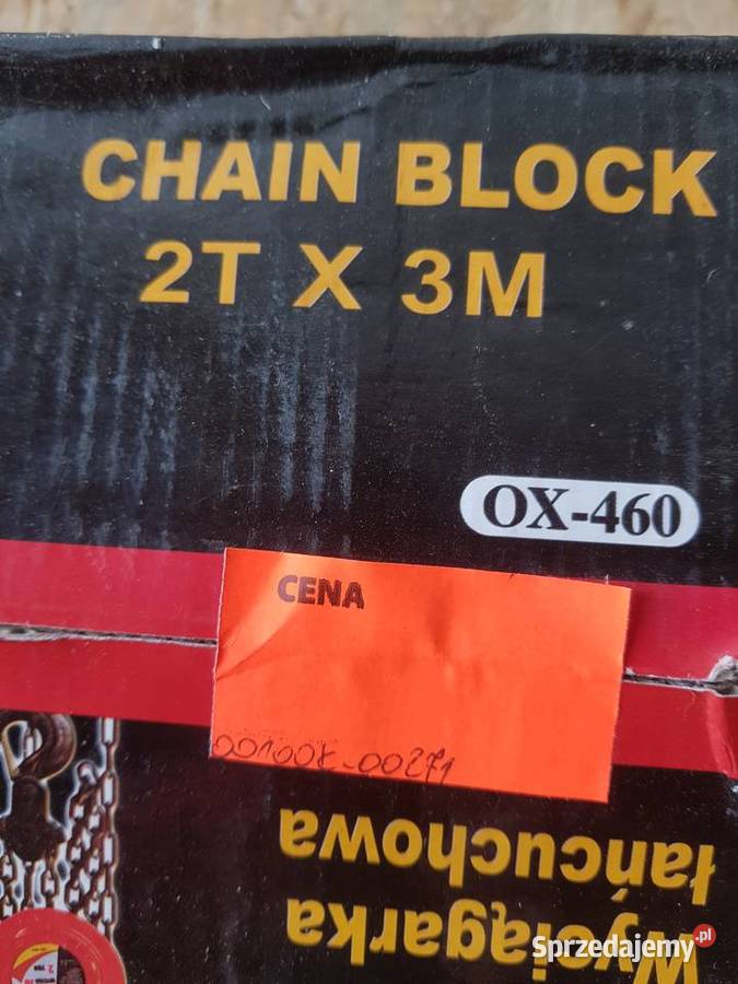 Wyciągarka łańcuchowa Onex OX 460 2 tony Głogowa