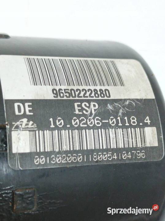 POMPA ABS 9650222880 10096011353 Peugeot 206 cc