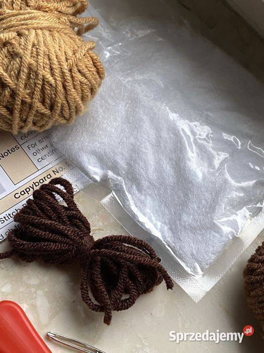 Zestaw DIY do Szydełkowania Brelok Kapibara małopolskie