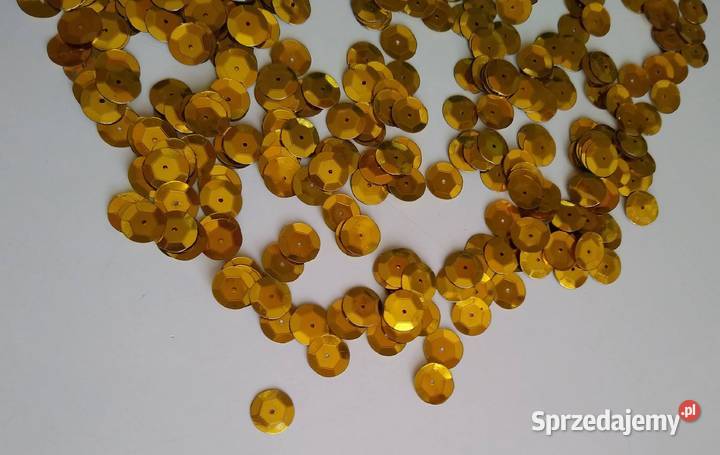 Cekiny kolor złoty Handmade Gdańsk
