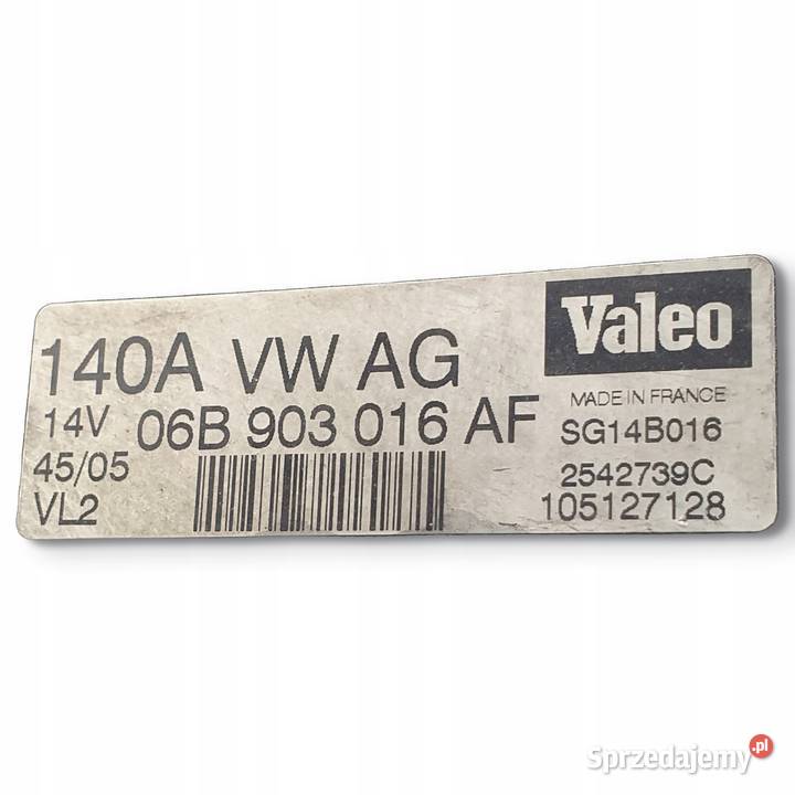 ALTERNATOR Seat Exeo Audi A4 B7 20 TFSI Chełm