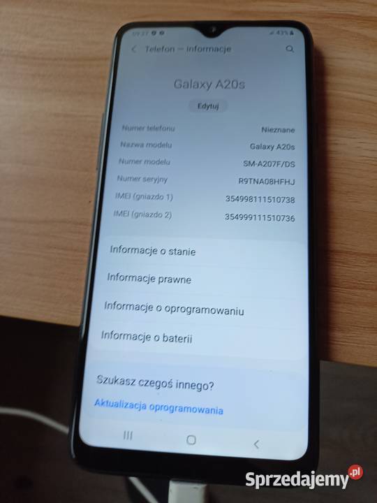 Samsung a20s s stan nowy łódzkie Łódź