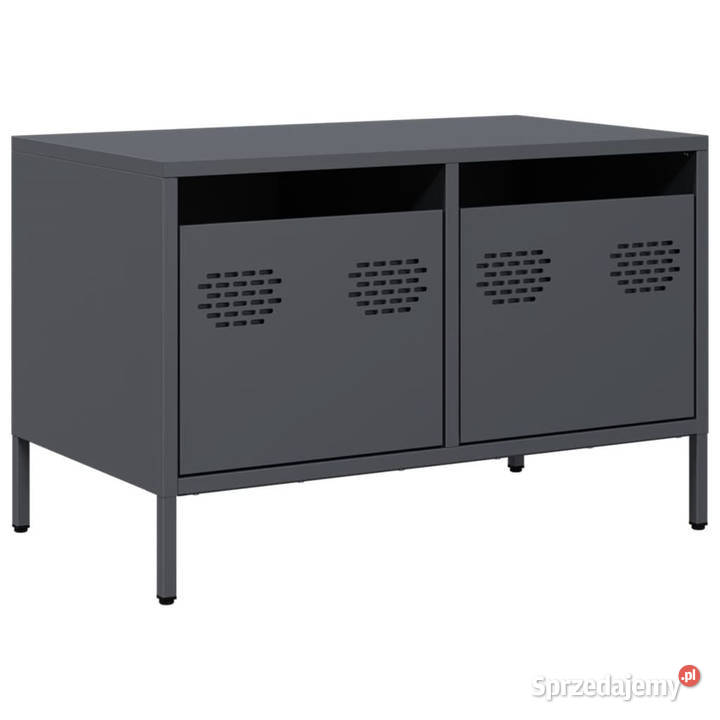 Szafka RTV czarna 68x39x435 stal walcowana na Warszawa