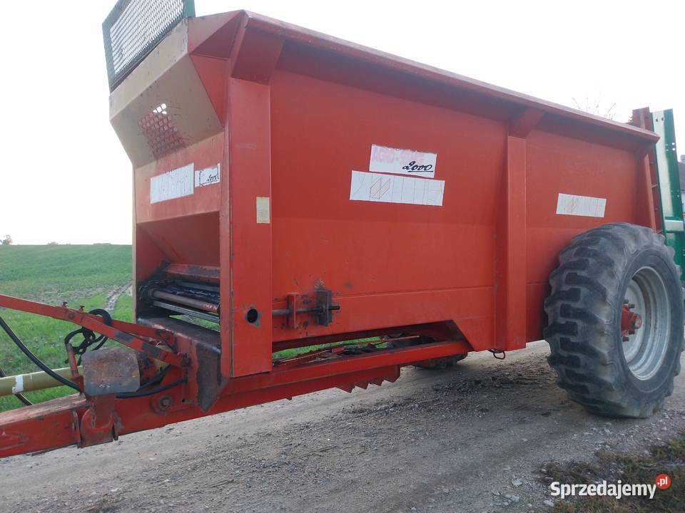 Rozrzutnik obornika agrimat 75t jeantil 106 nieuszkodzony Brodnica sprzedam