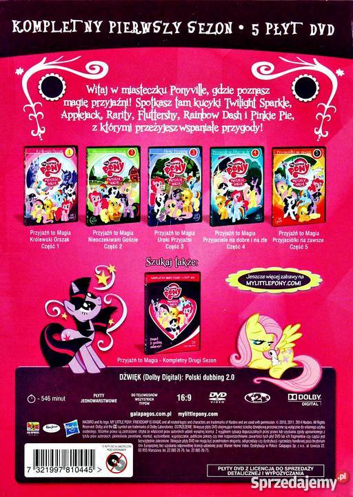 MY LITTLE PONY PRZYJAŹŃ TO MAGIA 1 5 5 DVD DVD Kalisz
