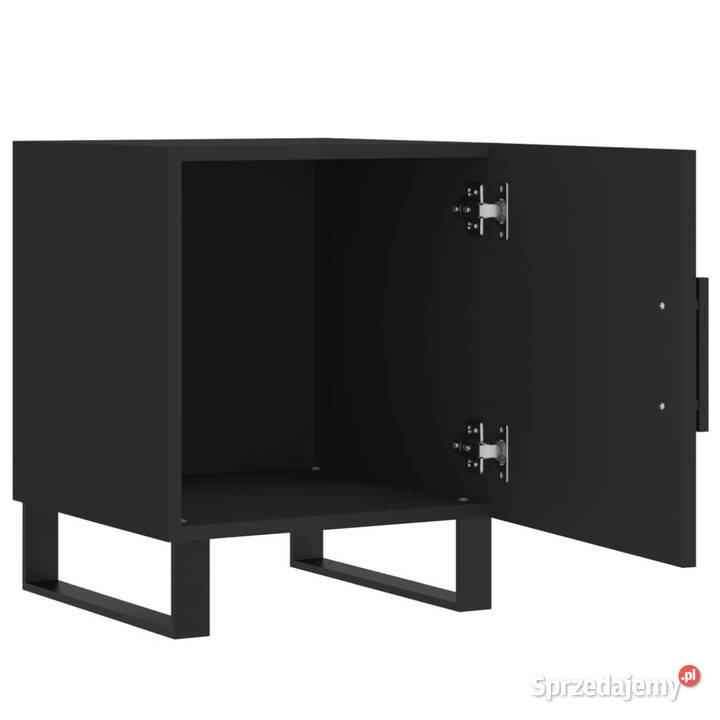 Szafki nocne 2 czarne 40x40x50 WM827615