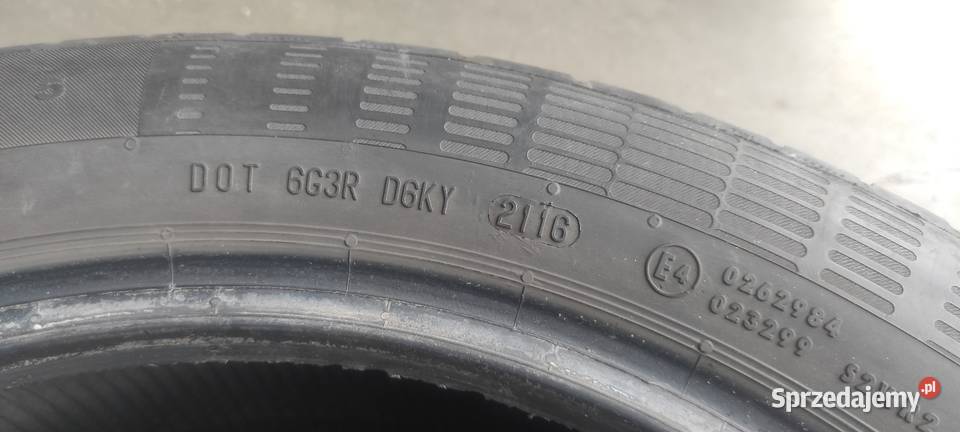 Opony lato Continental 2155517 komplet 4 na Krotoszyn sprzedam
