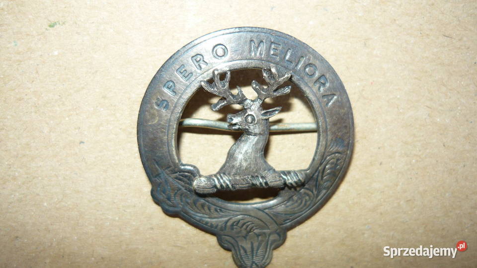 Brosza srebrna SPERO MELIORA mc INVSS Scottish Pozostałe Sokółka