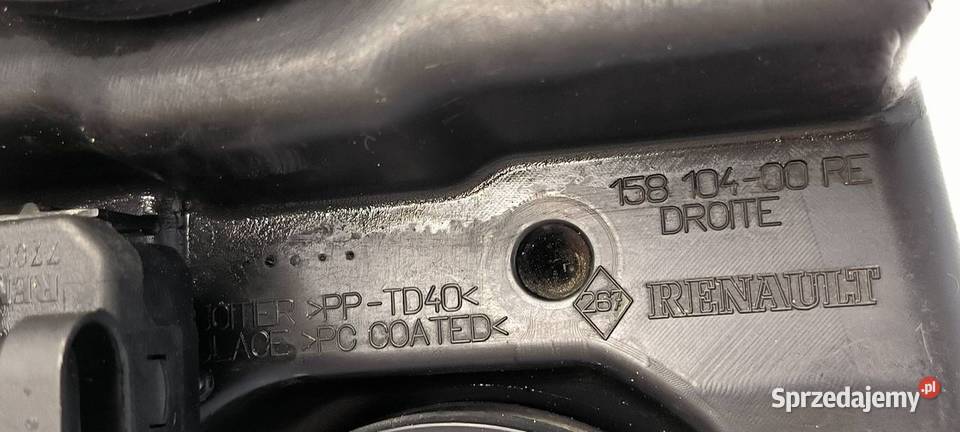 LAMPA PRAWA PRZÓD RENAULT SCENIC II Części samochodowe Lipno