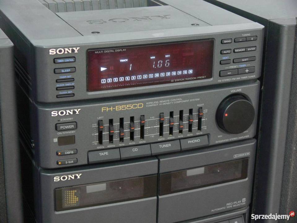 Wieża Sony FH-B55 CD Kolumny WYSYŁKA Jasło - Sprzedajemy.pl