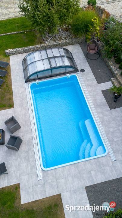 Basen ogrodowy poliestrowy gotowy Laminat 62x32