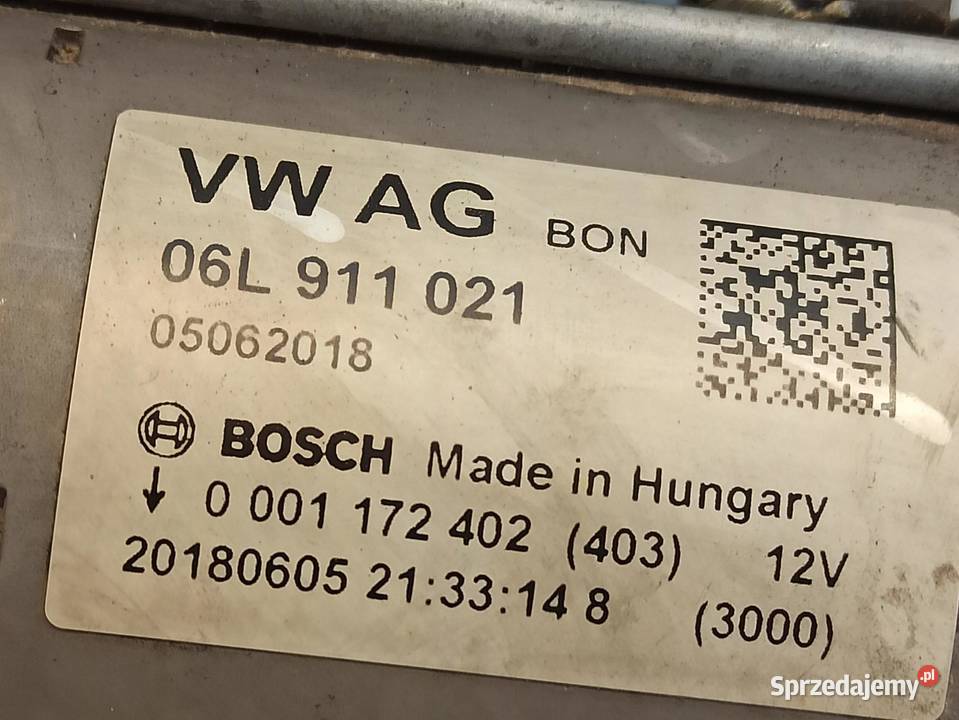 ROZRUSZNIK AUDI A5 8W 14 06L911021