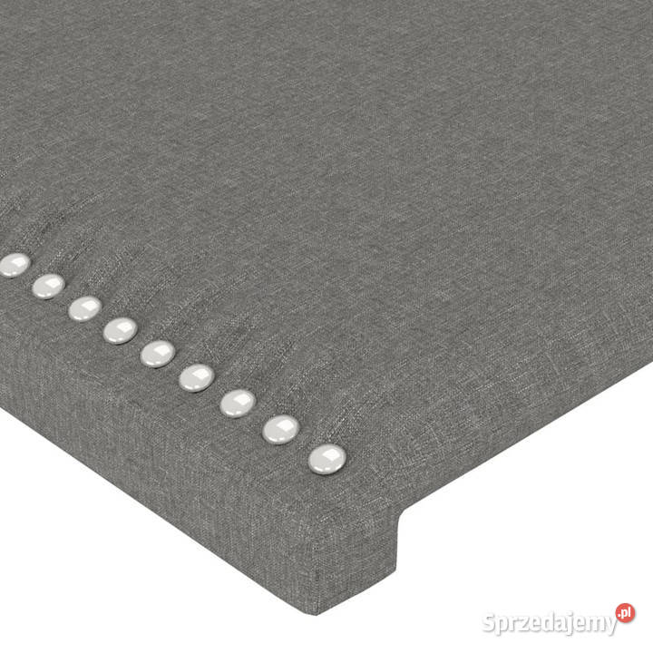Zagłówek do łóżka z LED ciemnoszary 100x5x7888 Warszawa