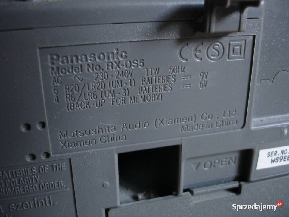 Radiomagnetofon PANASONIC RXDS5 Zielona Góra