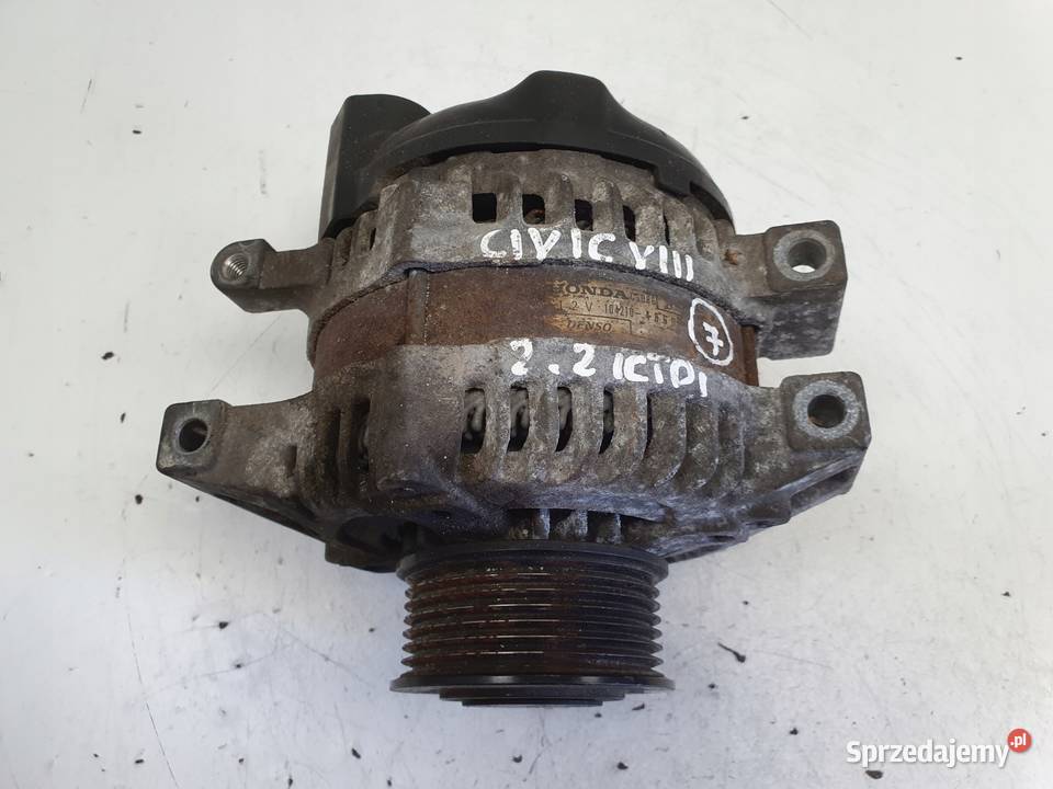 Honda Civic VIII 22 iCDTI ALTERNATOR denso Układ elektryczny silnika Janów