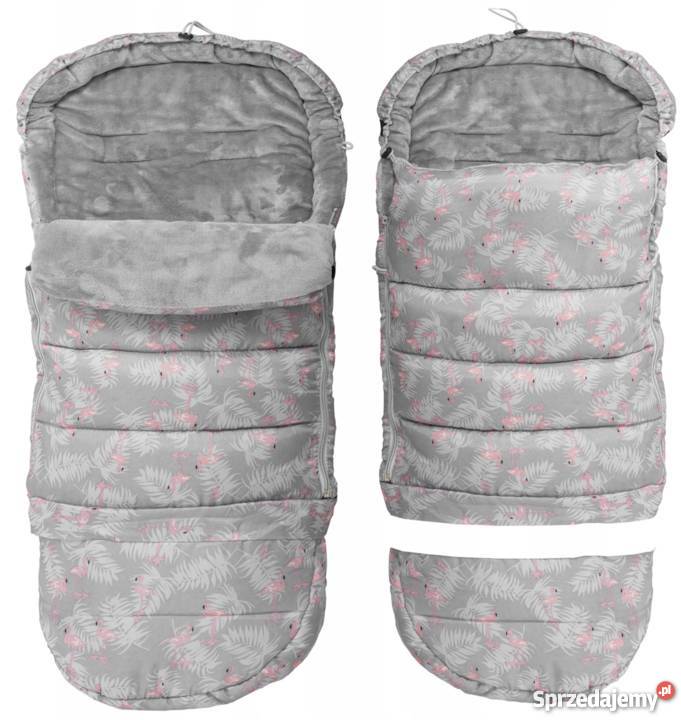 ŚPIWOREK DO WÓZKA SANEK GONDOLA ŚPIWÓŚ różowy Kombinezony i śpiworki Białystok