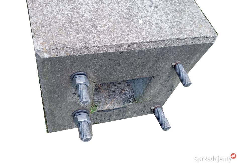 fundament betonowy maszt stojak podpora słup Pozostałe Oświęcim