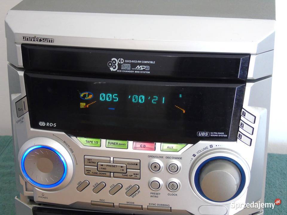 Wieża Universum 500 wat RDS CD AUX DOSTAWA Jasło