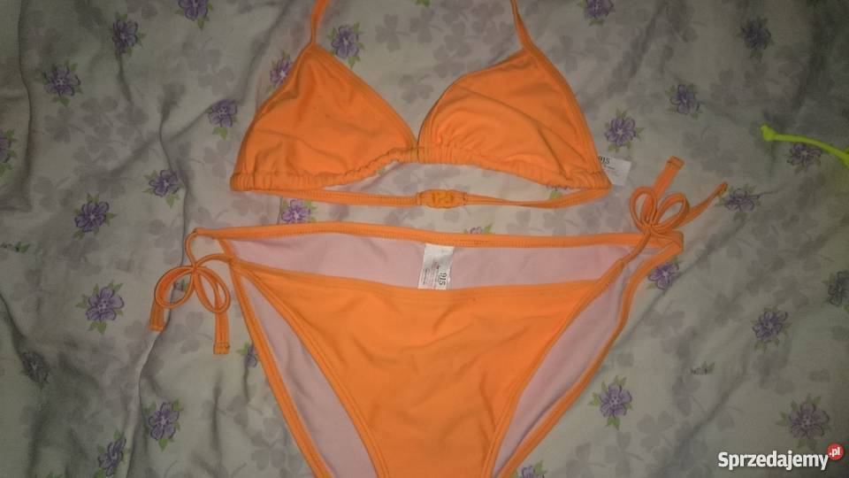 Sexi Kostium kąpielowy Neon Pomarańczowy Neon Zambrów sprzedam