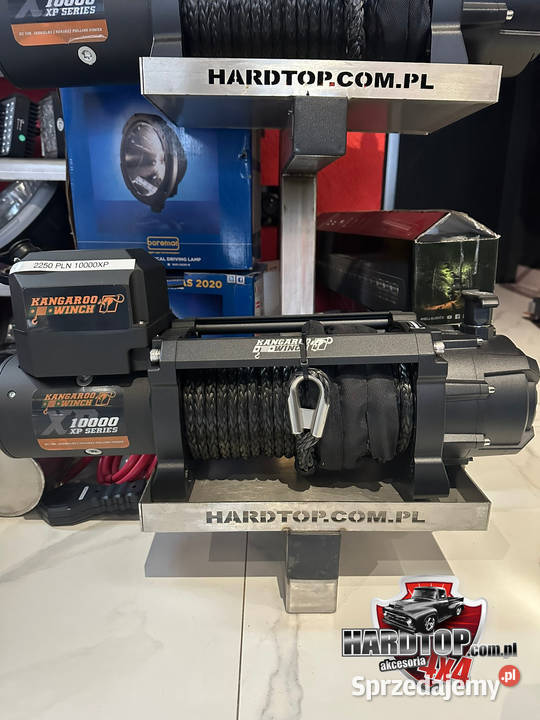 Wyciągarka Kangaroowinch 12V z liną syntetyczną Off-road Pasłęk