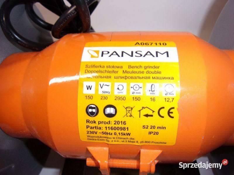 PANSAM A067110 SZLIFIERKA STOŁOWA TARCZOWA wielkopolskie Opalenica