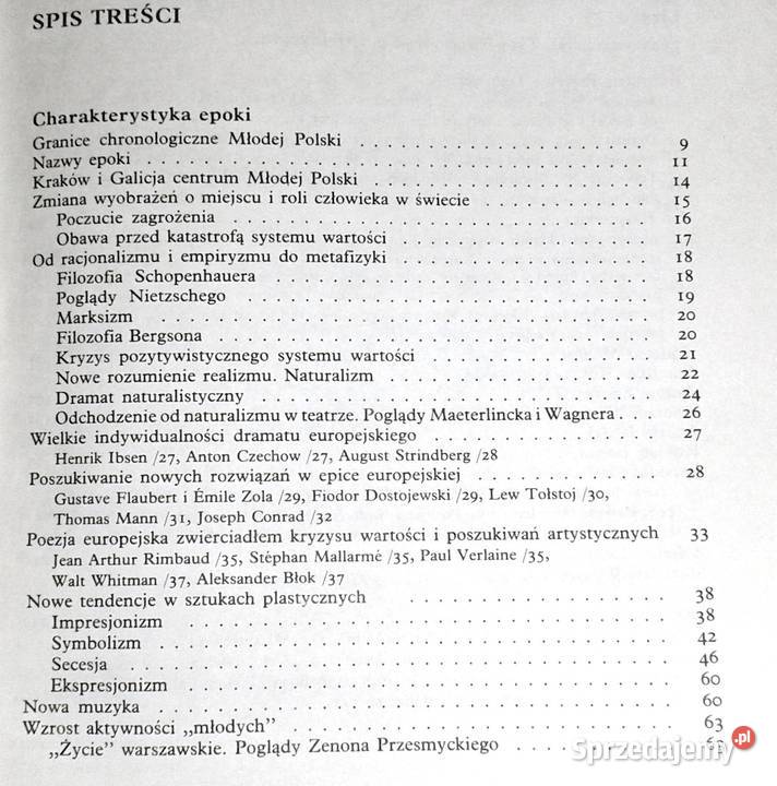 Młoda Polska Literatura Tomasz Weiss Pozostałe Chełm