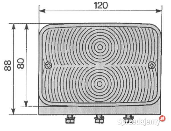 Klosz lampy przód 03104020 Kamionna