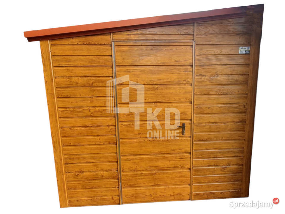 Domek Ogrodowy Schowek Garaż 25x6 Brama uchylna Gdańsk