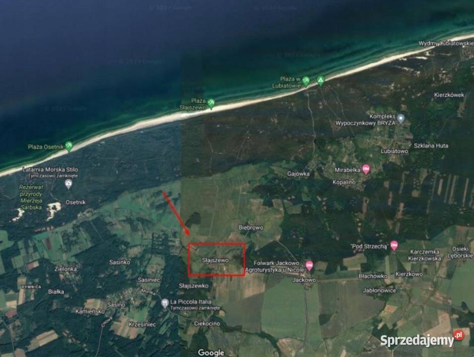 Cztery działki budowlane morzem Słajszewo gm 20m