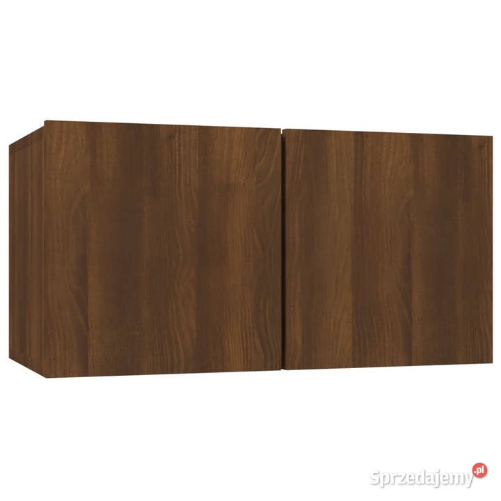Wisząca szafka pod TV brązowy dąb 60x30x30